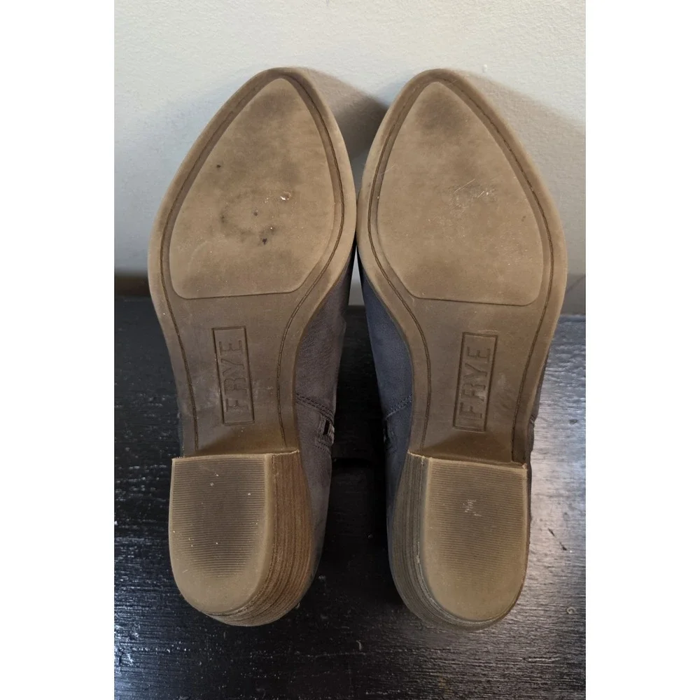 Frye Women's Judith Double Zip Grqy Ankle Booties, Size 7.5 M, 2.5